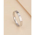 wholesale S925 Sterling Silver Polished Ring for Women, Minimalist and Trendy Ins Style Index Finger Ring, Couple Matching Closed Band Plain Circle Ring for Men-0-0