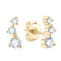 925 Sterling Silver Moissanite Women's Long Bar Earrings, Trendy Wholesale Accessories-0-21