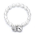 wholesale S925 silver ethnic-style creative patchwork bell Maneki-Neko holding garlic small garlic head bracelet-0-4