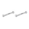 wholesale 999 Sterling Silver Ear Care Studs, Mini Double-ended Ear Cartilage Studs, Simple and Stylish Women's Live Streaming Fashion Best-seller-0-4