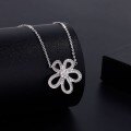 S925 Silver 2025 Floral Pendant Necklace-0-5