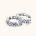 wholesale S925 sterling silver trendy luxury-style heart-shaped designer moissanite hoop earrings for women, wholesale, non-fading-0-2
