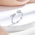 wholesale S925 Silver New Pure Silver Openable Chanel-Style Ring for Women High-End European and American Designer-Inspired Adjustable Women's Ring RINGS-0-3