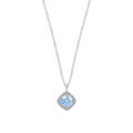 925 Sterling Silver Moissanite Pendant Necklace, Luxurious Clavicle Chain-0-3