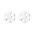 wholesale S925 Sterling Silver Crown Snowflake Clover Lightweight Niche Trendy Cute Design Earrings Studs-0-7