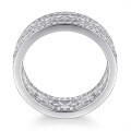 wholesale S925 Sterling Silver Full Circle Micro-Set Zirconia Full Body Ring for Women, Wholesale from Jewelry Manufacturers-0-2