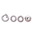 wholesale 999 Silver Jewelry Accessories Dragon Phoenix Running Ring Bead Ring Connector Ring Auspicious Cloud Round Ring DIY Bracelet String Accessories-0-4