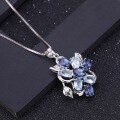wholesale S925 silver jewelry with a design aesthetic, topaz pendant,,-0-0