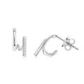 S925 Sterling Silver D-color Moissanite Bow Earrings-0-16