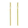 wholesale S925 Sterling Silver Geometric Vertical Bar Ear Studs, Minimalist and Versatile Earrings for Women-0-6