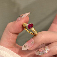 wholesale S925 Silver New ZHUO ZHI FAN Jewelry Commute Princess Style Oval Royal Blue 5*7mm Ring for Women, Fashionable and Minimalist-R1070 Royal Blue No. 6