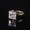 wholesale 9/10/14/18K Gold Cross-Border Square 35 Carat Moissanite Engagement Ring New Style-0-4