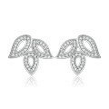 wholesale S925 Sterling Silver European and American Designer Butterfly Earrings Amazon Best-Seller Tassel Heart Love Earrings High-End Feel-0-3