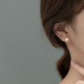 wholesale S925 silverfulltemperament ear clip women Korean version simple ear circle small fresh earring G9097-0-3