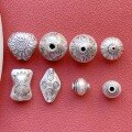 wholesale 999 Silver Chiang Mai Handcrafted Silver Accessories Conch Pearls UFO Beads Irregular Large Beads Spacer Beads DIY Cord-0-2