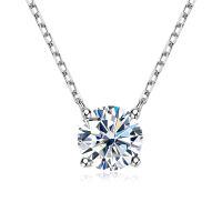 S925 Sterling Silver Zircon Necklace, Minimalist and Luxurious Pendant.-Style D [Clearance Sale - Free Shipping] Zircon  925 Silver