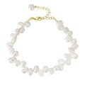 wholesale S925 Sterling Silver Baroque Pearl Bracelet for Women, Freshwater Pearl, Factory Direct-0-4