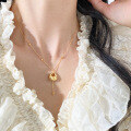wholesale S925 Silver Na Lan Fresh Sweet Ins Style Niche Design Exquisite Minimalist Lucky Bag Bead Necklace Y02087-0-0