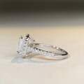 wholesale S925 sterling silver ring, square sugar emerald, radiant cut moissanite engagement ring, moissanite jewelry, cross-border wholesale-0-2