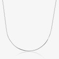 wholesale 925 Sterling Silver Square Snake Bone Chain Plain Chain Necklace Ins Light Luxury High-End European and American Women's Collarbone Chain-0-6