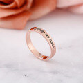 wholesale S925 Silver Engraved Black Plated Ring, European and American Best-Selling Hit, Fashion Minimalist Personalized Ring-0-2