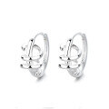 wholesale S925 Sterling Silver European and American Cross-Border Exaggerated Spring Line Wrapped Geometric Trend Minimalist Earrings-0-4