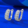 wholesale Metal: S925 Sterling Silver Bubble Bead Stud Earrings Fashionable Personalized European and American Style AliExpress Ready Ear Piercing-0-1