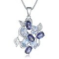 wholesale S925 silver jewelry with a design aesthetic, topaz pendant,,-0-11