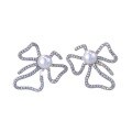 wholesale S925 Silver New Floral Earrings Set with 6mm Natural Pearl Luxury Fashion European and American Style-0-4