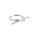 wholesale S925 Sterling Silver Knot Open Adjustable Ring, Korean Version Versatile Rope Knot Design, INS Niche Personalized Style for Women-0-4
