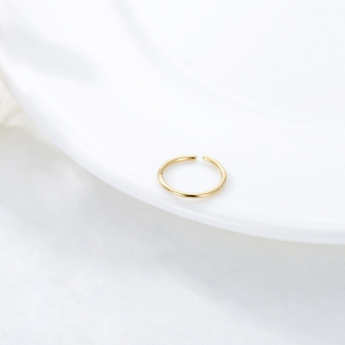 14K Gold Sisters Nose Ring-4