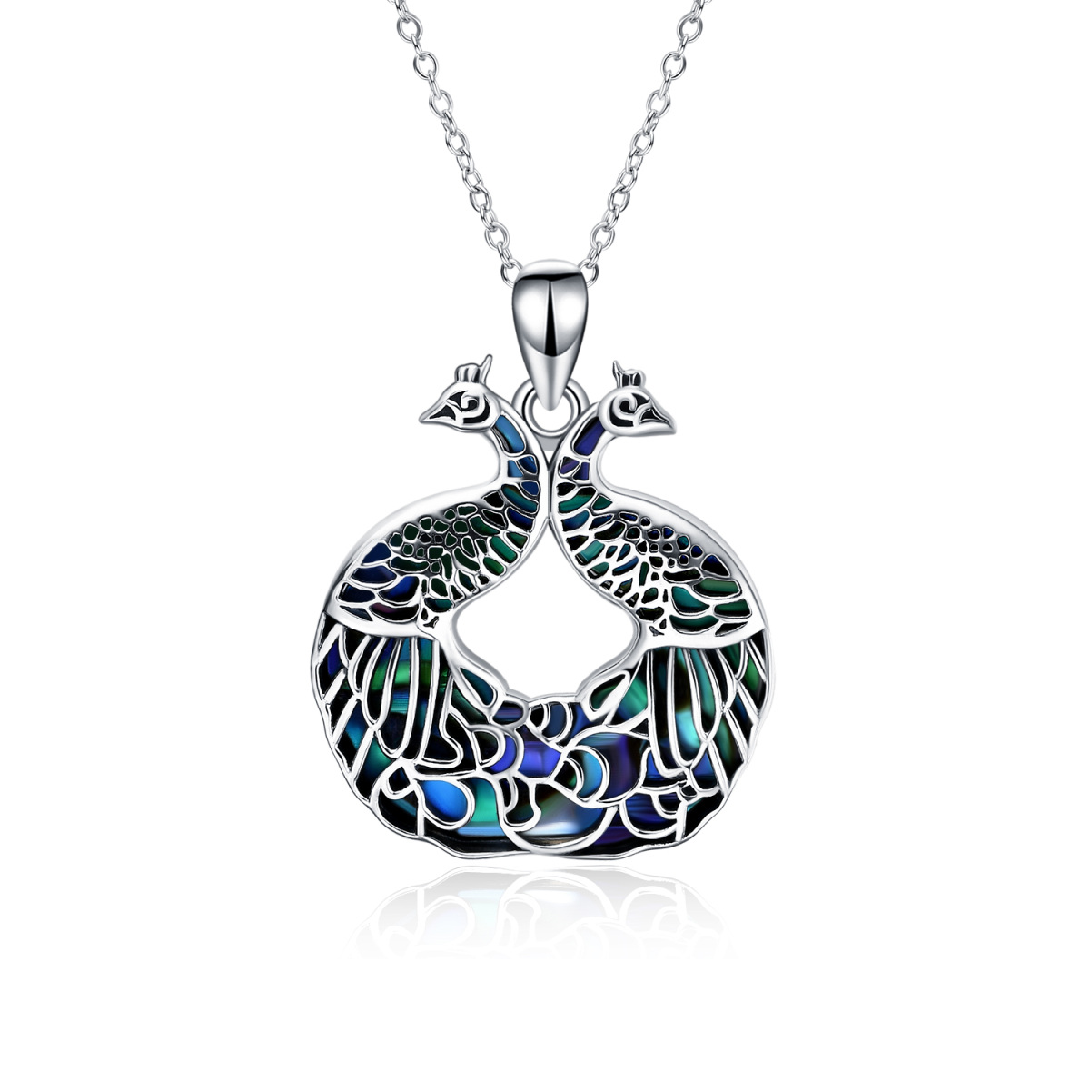 Sterling Silver Phoenix Pendant Necklace-1