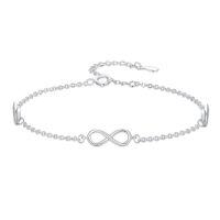 wholesale TOUPOP 925 Sterling Silver Bracelets For Women Adjustable Star Charm Bracelet Elegant Jewelry Christmas Gift For Wife Mom Girlfriend -style_name:Infinity Bracelet