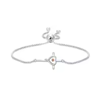 TOUPOP Sterling Silver Mustard Seed Bracelet Christian Faith Jewelry Christmas Gifts-style_name:cross-2