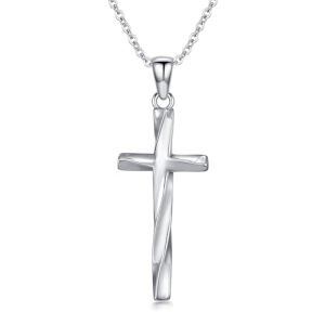 Twisted Cross Necklace
