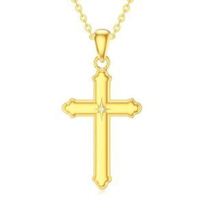 Natural Diamond Celtic Cross