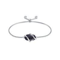 wholesale Bracelet For Women 925 Sterling Silver Dainty Simple Gemstone Link Bracelet Fine Jewelry Birthday Christmas Gifts For Women Her Mom (fully Adjustable To 9 Inches) -color_name:A-Blue Sandstone