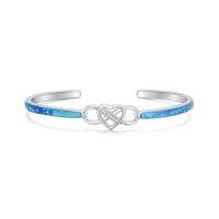 wholesale TOUPOP Bracelet For Women Opal Bracelet 925 Sterling Silver Opal Cuff Bangle Bracelets Inspirational Fine Jewelry Gifts For Women Her Wife Mom Daughter Christmas Birthday Gifts Ideas -style_name:9-Infinity Heart Bracelet