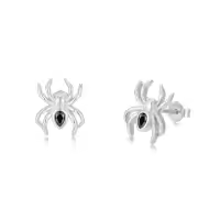 TOUPOP Sterling Silver Crystal Dolphin Butterfly Sea Turtle Frog Axolotl Stud Earrings-style_name:Spider Earrings