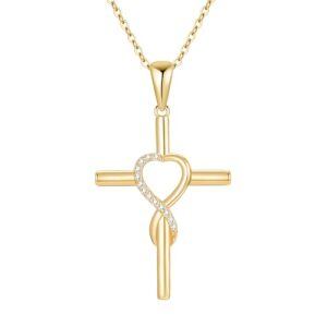 Infinity Cross Necklace-A