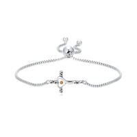 wholesale Cross Mustard Seed Bracelet 925 Sterling Silver Faith Christian Jewelry Christmas Gifts For Women Her -style_name:cross-1