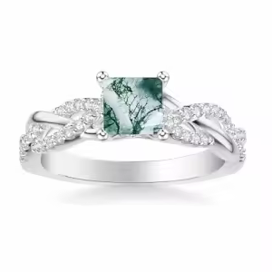 Princess Cut Center Stone
