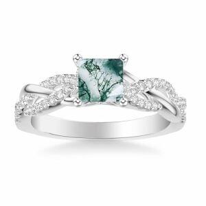 Princess Cut Center Stone