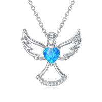 wholesale Butterfly/dragonfly Necklace 925 Sterling Silver Dragonfly/butterfly Gifts For Women Dragonfly Butterfly Pendant Jewelry Gifts For Women Mom Wife Girlfriend Christmas Anniversary Birthday Valentine's Day Graduation -style_name:E - Angel Blue