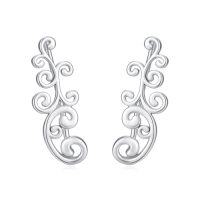 wholesale TOUPOP S925 Sterling Silver Ear Climbers Earrings For Women Silver Earrings For Women Hypoallergenic Crawler Earrings Gift For Her -style_name:3-Filigree Earrings