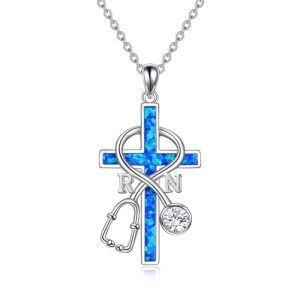 A03-Blue Opal RN Stethoscope