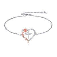 wholesale TOUPOP Christmas Gifts Cute Animal Bracelet For Women 925 Sterling Silver Animal Jewelry Brithday Christmas Gift -style_name:Dragonfly