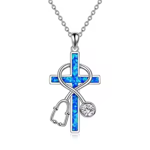 A00-Blue Opal Stethoscope