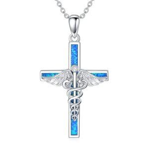 B01-Blue Opal Caduceus