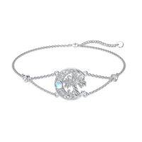 wholesale TOUPOP Sterling Silver Tree Of Life/mountain Bracelet Family Tree Bracelet Mountain Bracelet For Women Mother Sister Gifts -style_name:1-Tree of Life